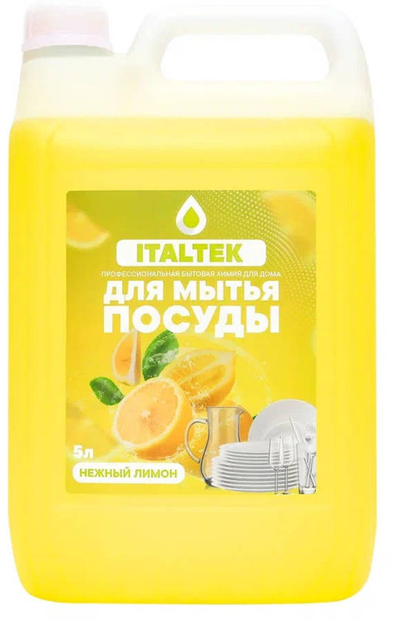 ITALTEK - Средство для мытья посуды "Нежный лимон" (5000мл) /4